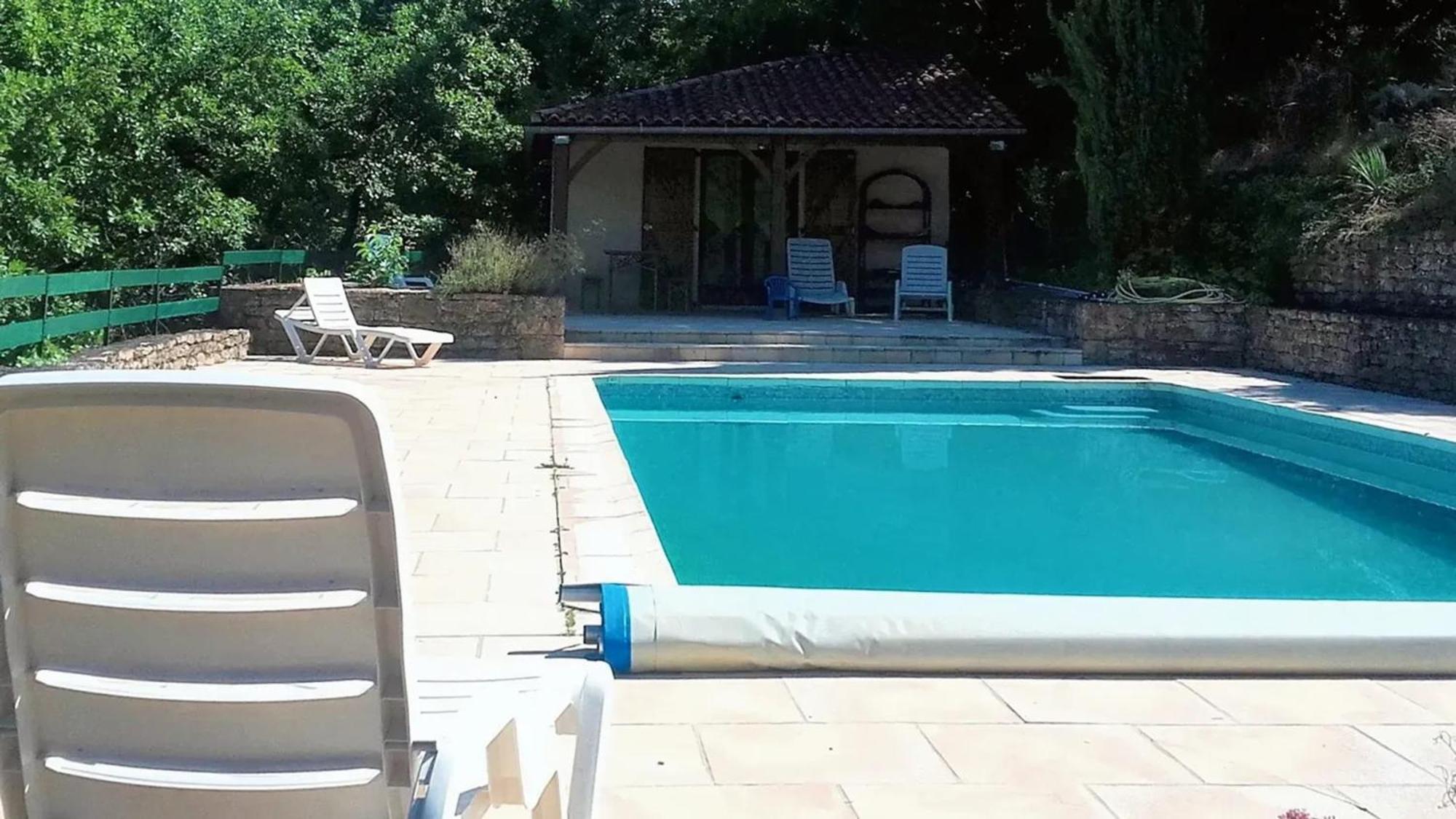 Villa Confortable A Milhars Avec Piscine Privee Bagian luar foto