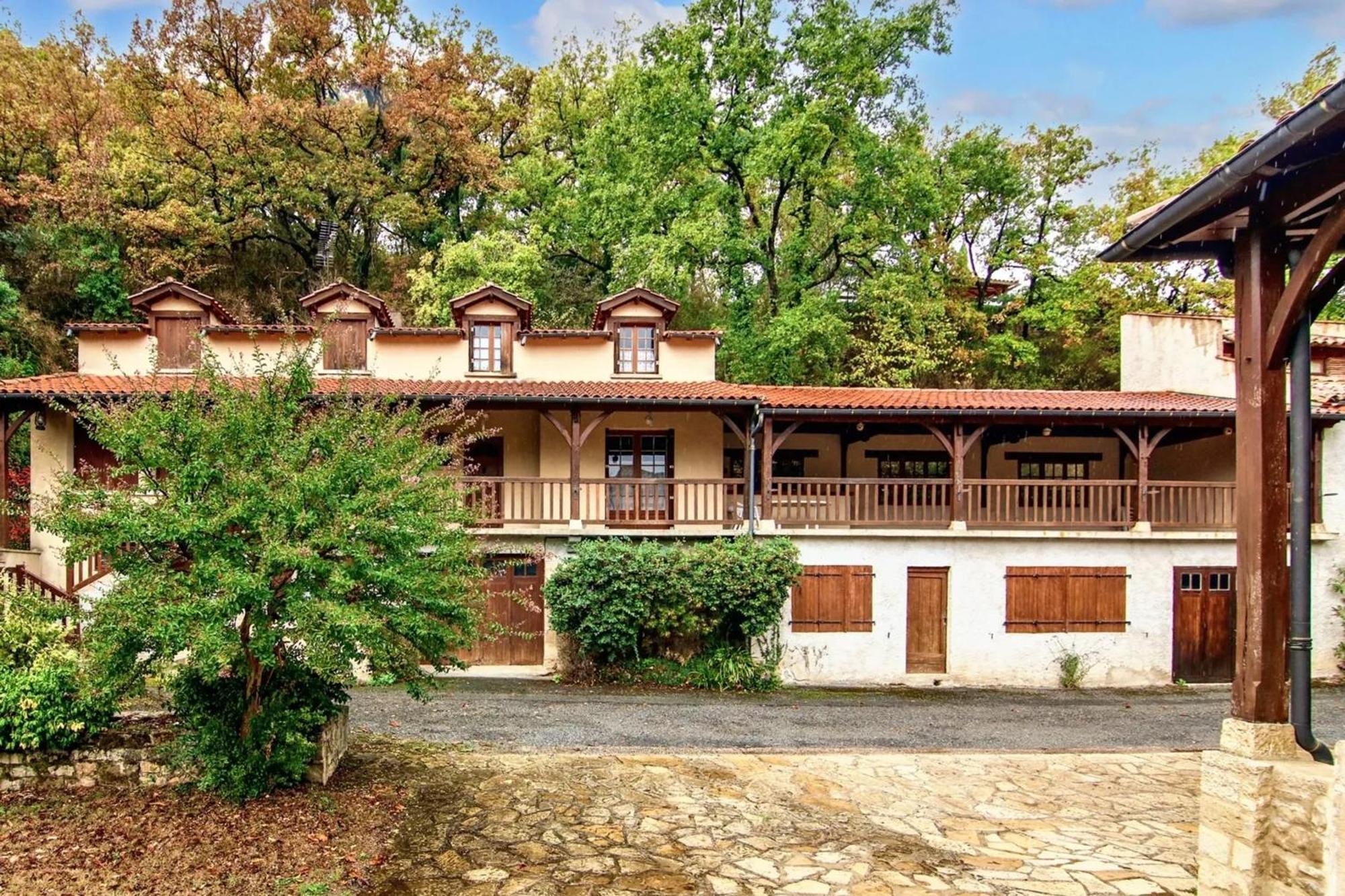 Villa Confortable A Milhars Avec Piscine Privee Bagian luar foto